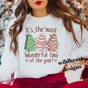 Most Wonderful Time Of The Year Unisex Cozy Christmas Sweatshirt S-XL